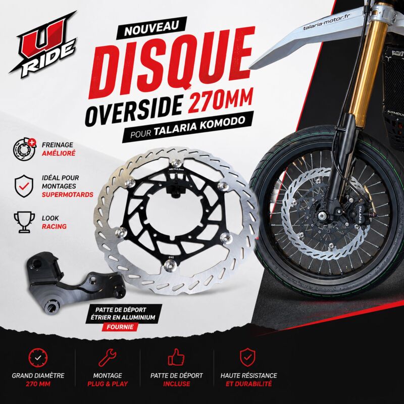 KIT DISQUE OVERSIZED AVEC PATTE DE DEPORT 
